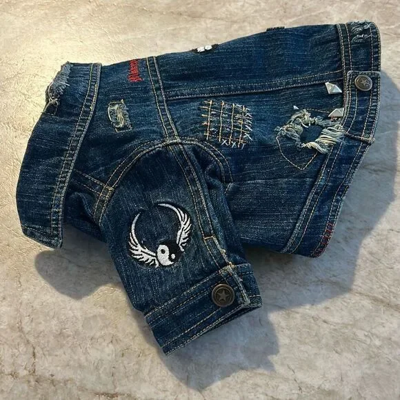 Denim Jean Jacket Size M - Picture 7 of 10